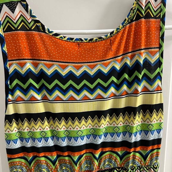 California Woman Maxi Dress Aztec size M - Picture 5 of 7